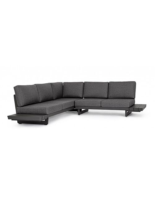 BIZZOTTO Kotna vrtna garnitura INFINITY antracit WG21