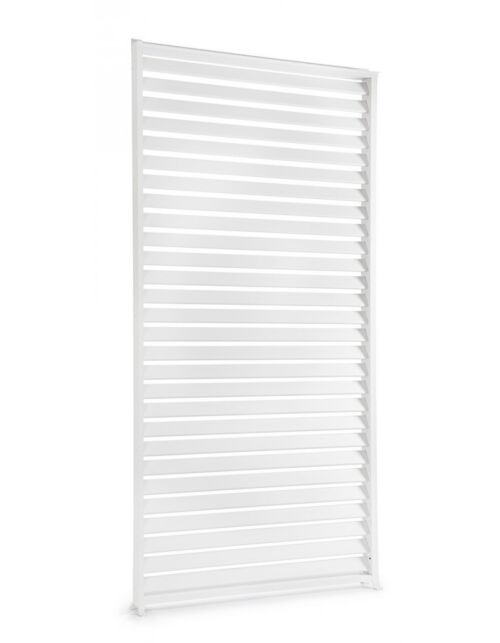 Senčilo z letvicami za pergolo OCEAN 123 cm v beli barvi