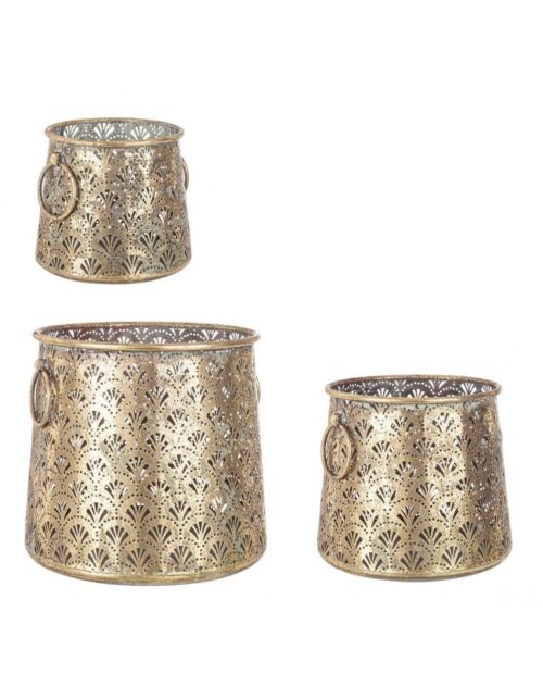 Set 3 okrugle lanterne CEUTA 2M TFOGLIA