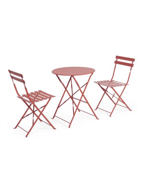 Vrtni set 3-dijelni BISTROT AUSTIN – terracotta