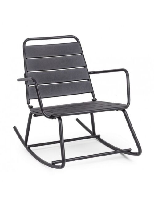 Vrtna fotelja na ljuljanje LILLIAN antracit