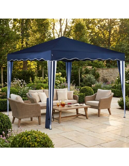 ZLOŽLJIV GAZEBO 3 X 3 - GA 802018-BLU