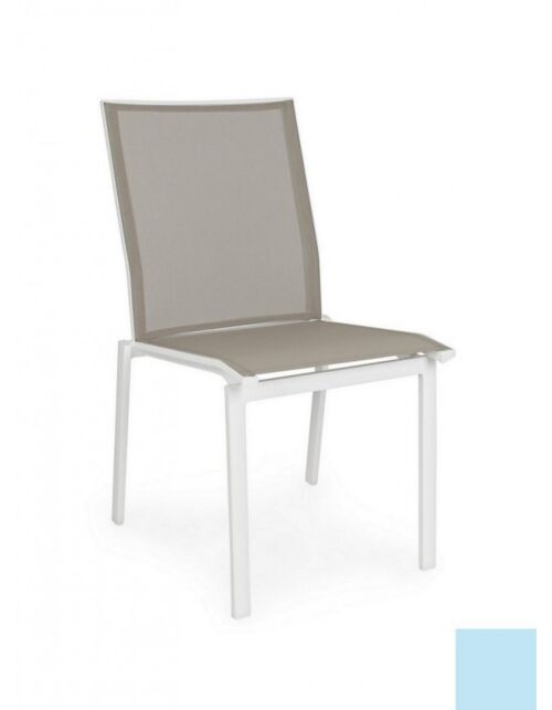 BIZZOTTO Vrtni stol CRUISE v beli barvi GK50