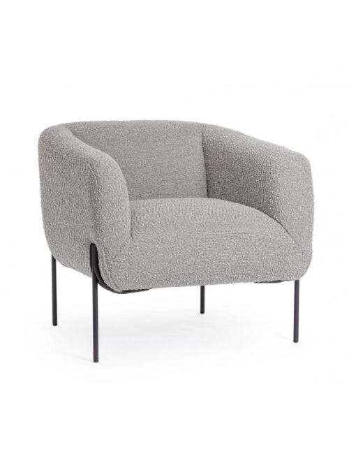 BIZZOTTO FOTELJ CLAUDINE SIV BOUCLE'