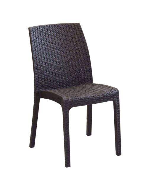 Vrtni stol VIRGINIA v rjavi barvi WI-806916-MRNE