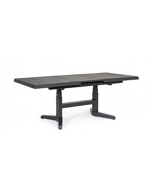 Raztegljiva vrtna miza ROBERT 143/183X88 antracit JX55 z regulacijo višine