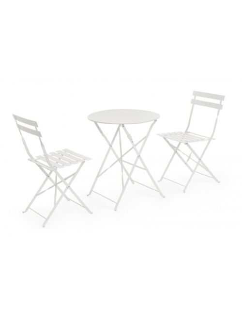 BIZZOTTO Vrtni set 3-delni BISTROT AUSTIN – bel