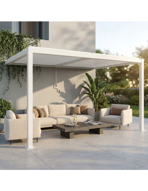 BIOKLIMATSKA PERGOLA 4 X 4 NASLONJENA
