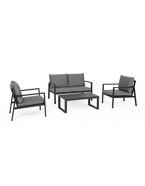 Vrtna garnitura SET4 HILDE antracit LH32 z blazinami