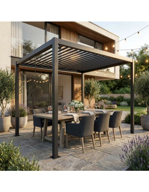 Bioklimatska pergola 3 × 4 m DOUBLE