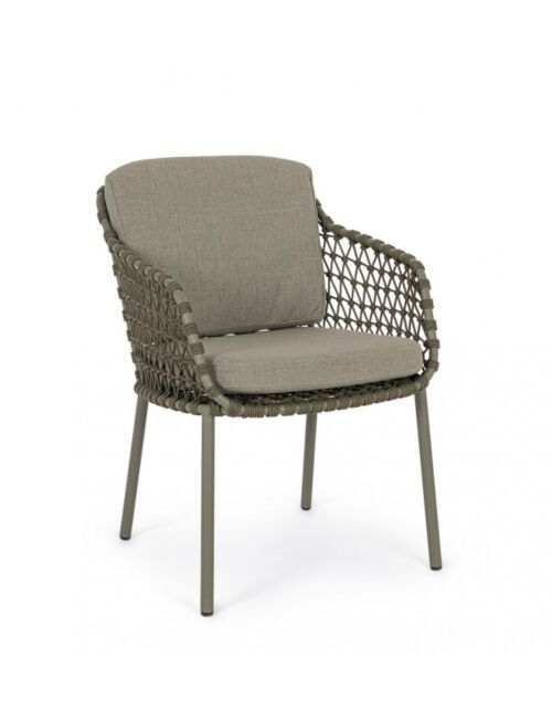 Vrtna stolica IVISSA zelena s jastucima