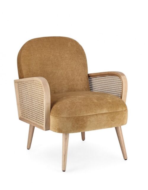 BIZZOTTO Fotelj DALIDA Mustard