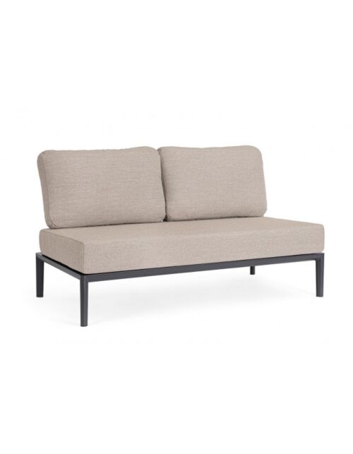 Modularni vrtni dvosjed GERALD antracit JX55