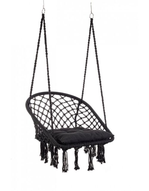 Viseća fotelja JAVIER crna 88X130V