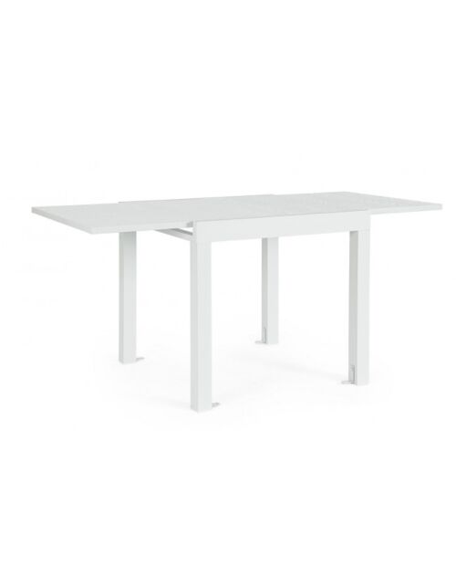Raztegljiva miza CLIV 80/160×80 – bela (aluminij)