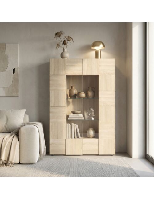 20 15 08 - 06 VITRINA Z 2 VRATI SAMOA HRAST LORENZO