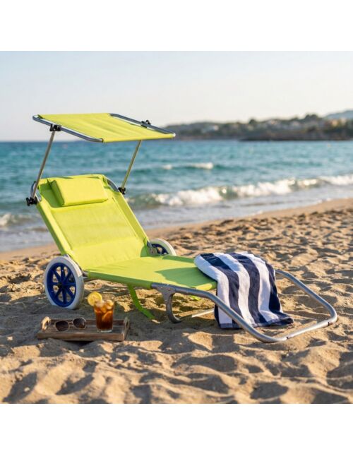 VOZIČEK ZA PLAŽO ZLOŽLJIV S STREHO