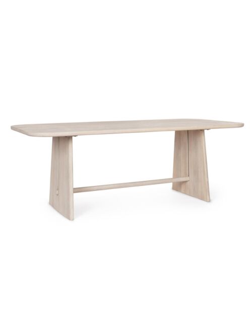 BIZZOTTO lesena jedilna miza ELISHEVA 200 × 96,5