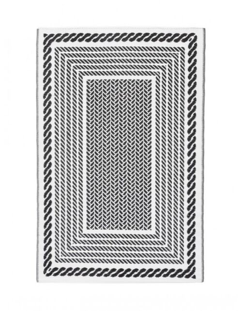 BIZZOTTO PREPROGA KASHAN BELO-ČRNA 150X210