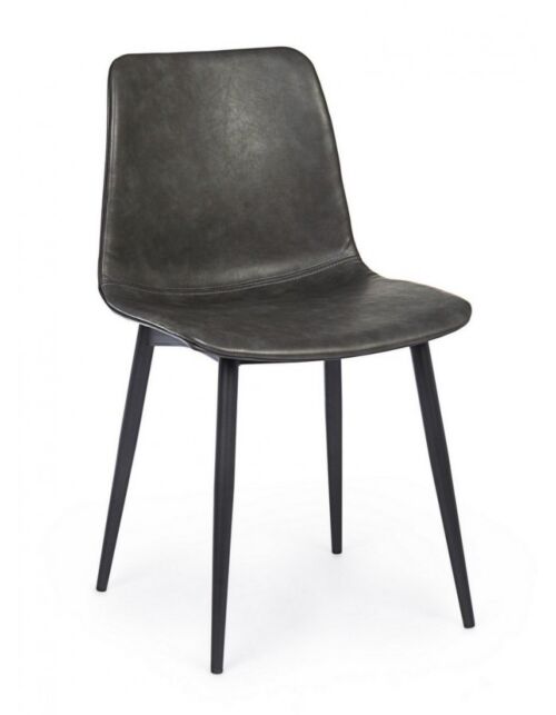 BIZZOTTO KYRA PU STOL VINTAGE ANTRACIT