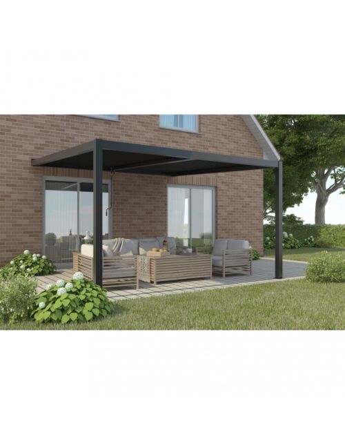 BIOKLIMATSKA PERGOLA 4 X 4 NASLONJENA