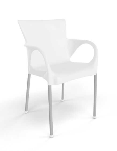 Vrtna stolica Beverly u bijeloj boji