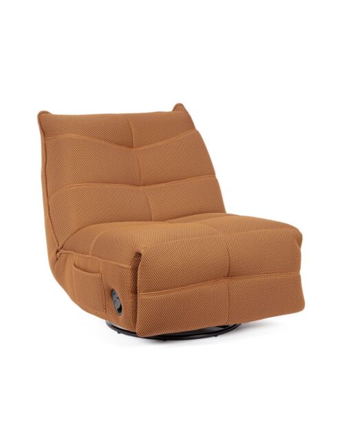 BIZZOTTO oblazinjen relax fotelj GITTA rjavo-bakrene barve (rame)