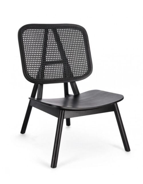 BIZZOTTO Jedilni stol LOUNGE YVES črn – Mobalia