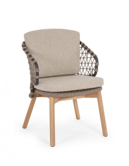 Vrtna fotelja EULARIA s jastucima