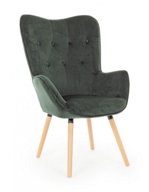 BIZZOTTO FOTELJ JULIET VELVET VERDE BOSCO
