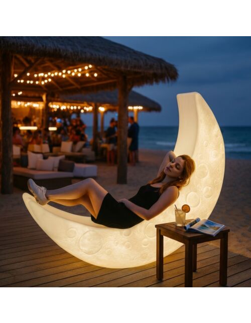 LED ležalnik MOON – svetleča luna