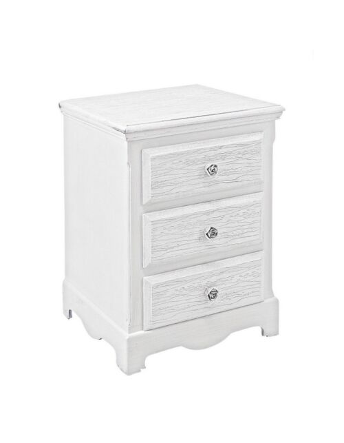 BIZZOTTO komoda s 3 predali BLANC