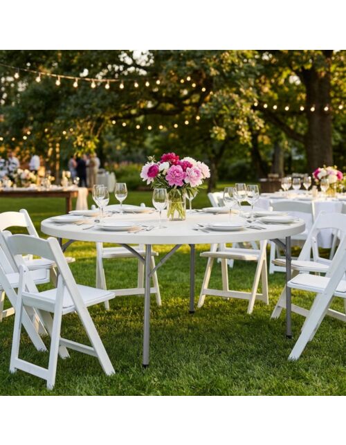 Miza CATERING Ø 120 zložljiva CT-804549