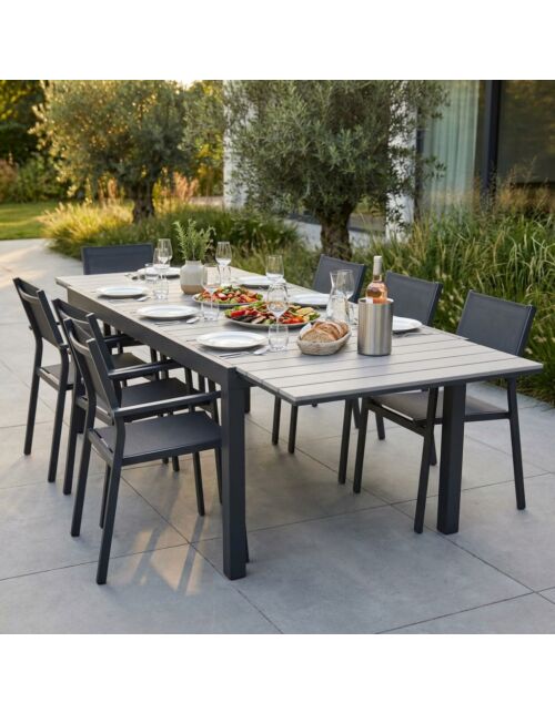 RAZTEGLJIVA VRTNA JEDILNA MIZA PENTAL 180-240 x 100 h75 - ANTR