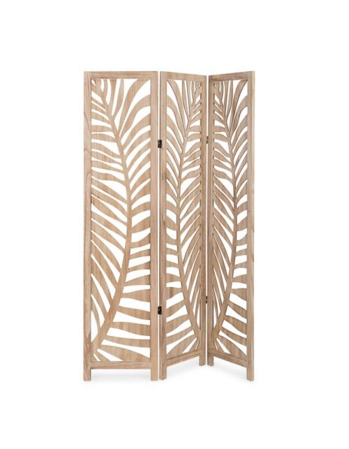 BIZZOTTO paravan 3-delni FELCE natural 120×170 cm