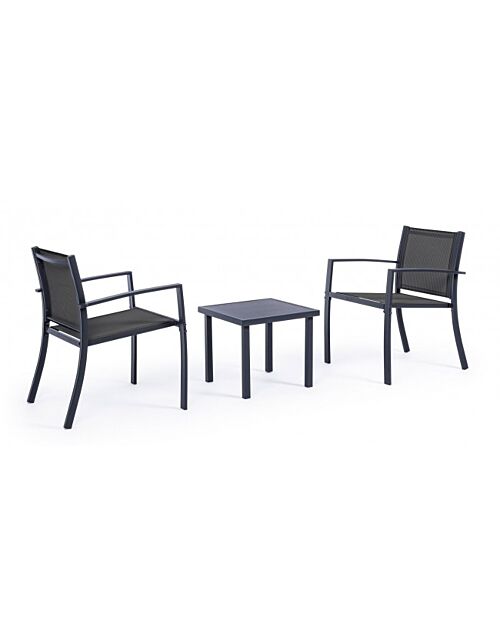 BIZZOTTO Vrtna garnitura SET3 AURI AURI antracit-antracit JA18