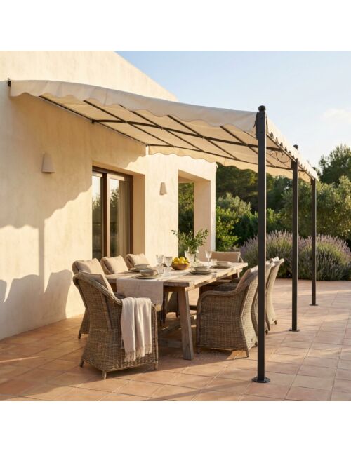 GAZEBO PERGOLA ADDOSSATO 3 X 4