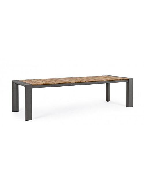 BIZZOTTO Raztegljiva vrtna miza CAMERON 228/294X100 antracit GK52