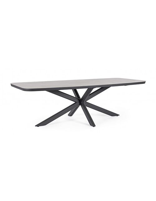 Jedilna vrtna miza ISACCO 240X110 antracit JX55