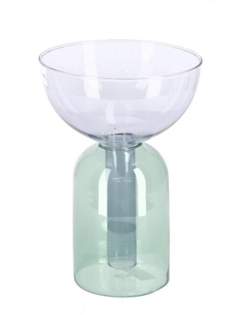 BIZZOTTO TEMPEL VT MODRO ZELENA VAZA H19.5