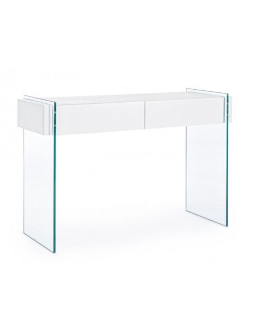 BIZZOTTO KONZOLA 2C LINE WOOD WHITE 110X40