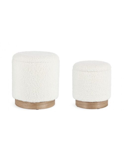 BIZZOTTO SET2 TABURE ZOYA S POSODO BELI TEDDY