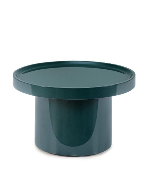 BIZZOTTO okrogla mizica OTILIA Ø50 cm – globoko zelena