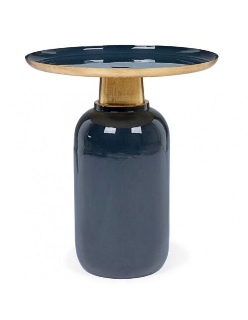 Klub stolić za kavu NALIMA plavi D40.5