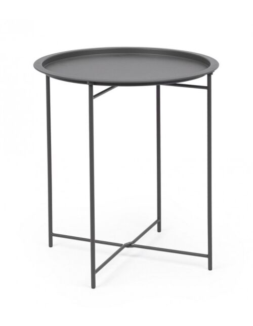 Vrtni stolić s pladnjem AUSTIN – antracit D46