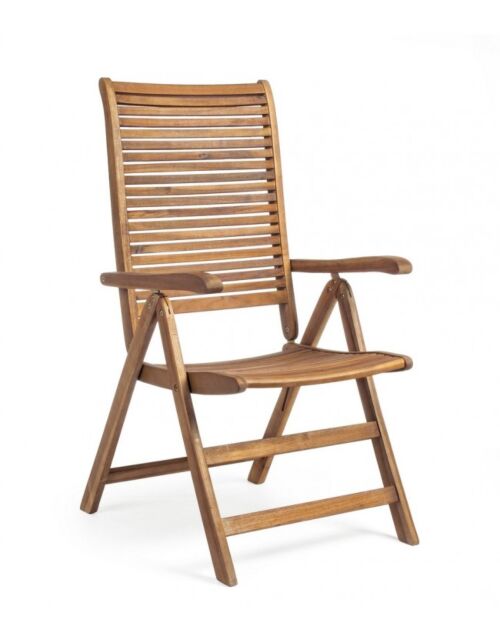 Drvena vrtna relax fotelja NOEMI - bagrem