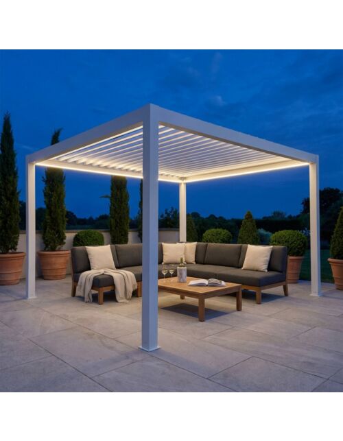 BIOKLIMATSKA PERGOLA 4X4 MOTORIZIRANA Z LED
