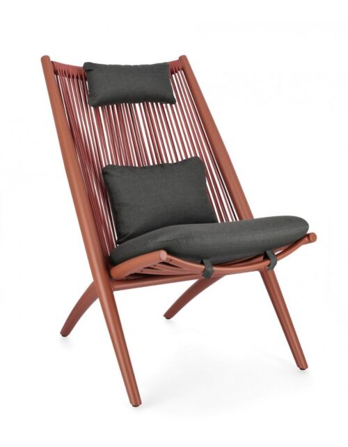BIZZOTTO FOTELJ ALOHA LOUNGE TERRACOTTA