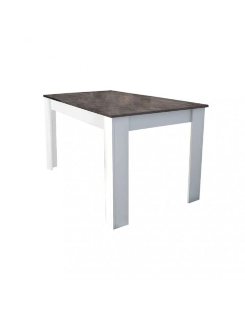 BIJELI I TAMNOSIVI PAPR STOL SA EFEKTOM CEMENTA