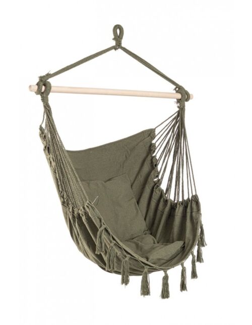 Viseća fotelja JUAN zelena 100x130 cm - s jastukom